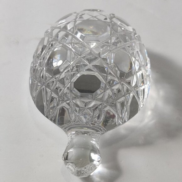 Turtle Paperweight by Waterford, Ireland. Crystal Figure Faceted and Per… - Picture 11 of 12